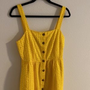 J. Crew Yellow Sundress — Size 6